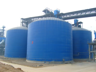 岭东水泥钢板库改造